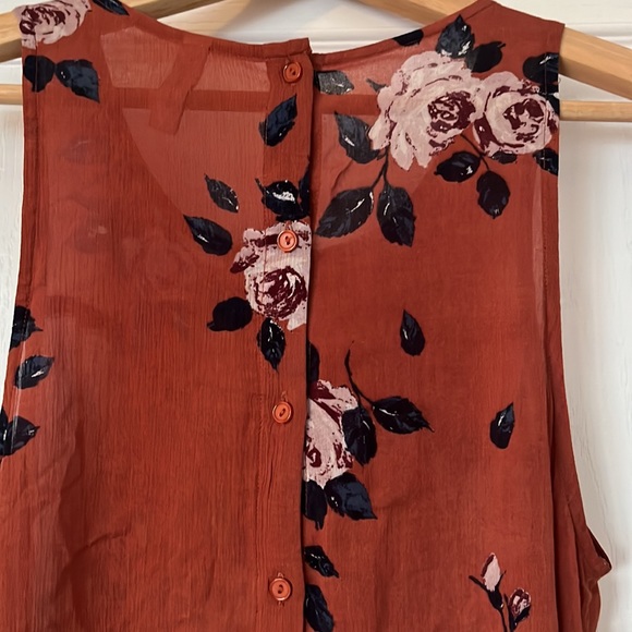 Gentle Fawn floral rust tank top - Picture 5 of 5